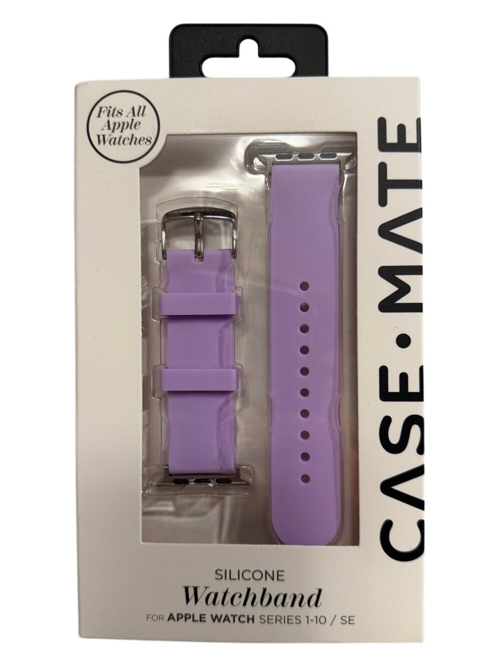 Case-Mate Apple Watch Band Purple Lavender Silicone Series 1-10 SE All Sizes